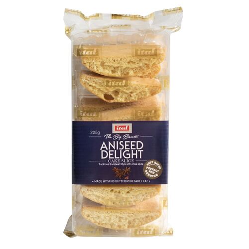 ANISEED DELIGHT CAKE SLICE 225G