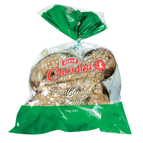 Colomba Easter Cake Traditional Fruit 750g in Bag