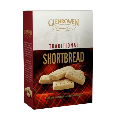Glenrowan Prem BL Butter Shortbread 200g